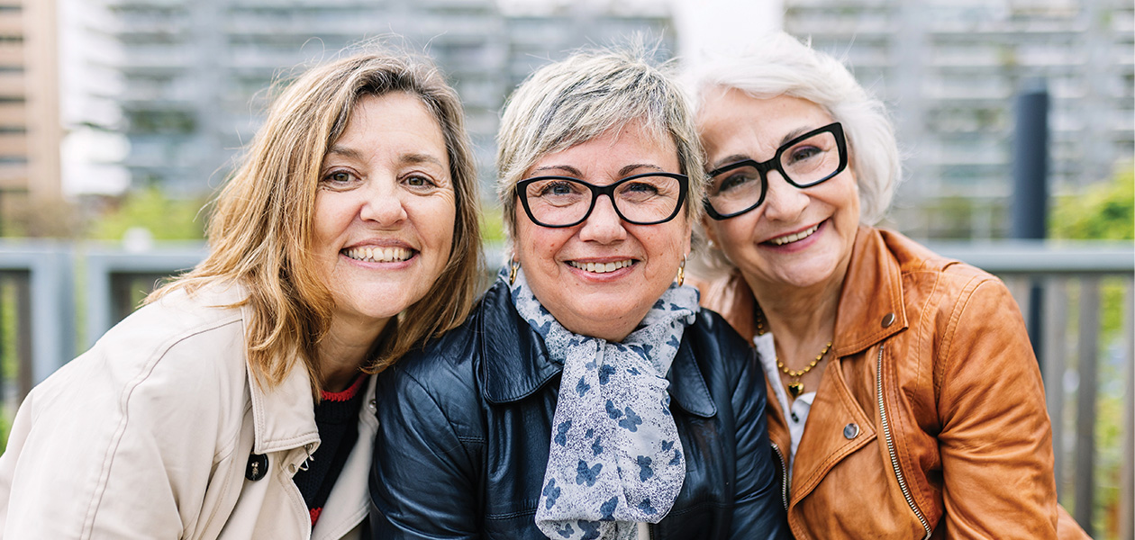 smiling women friends together outdoors in the cit 2026 01 09 00 30 26 utc