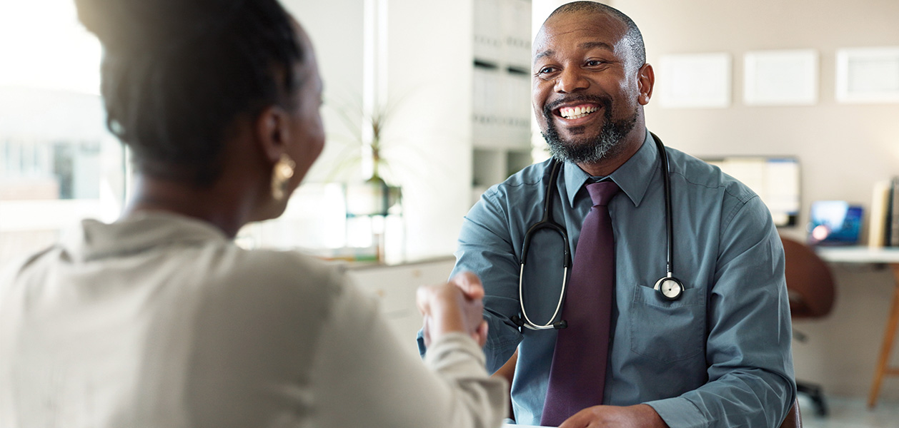 handshake healthcare or welcome with doctor and p 2026 01 09 10 33 32 utc